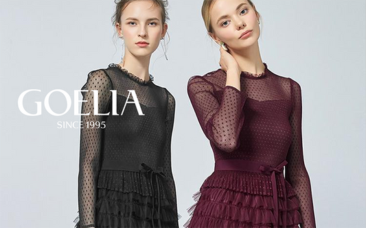 2 ladies in maxi mesh dress