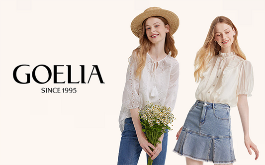 2 ladies wearing chiffon blouse