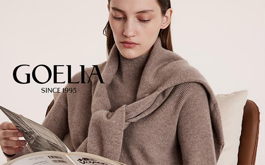 a lady in brown sweater reading