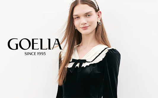 a lady in black velvet dress