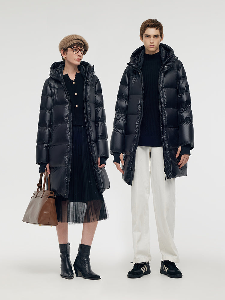 Windproof Warm Hooded Goose Down Coat GOELIA