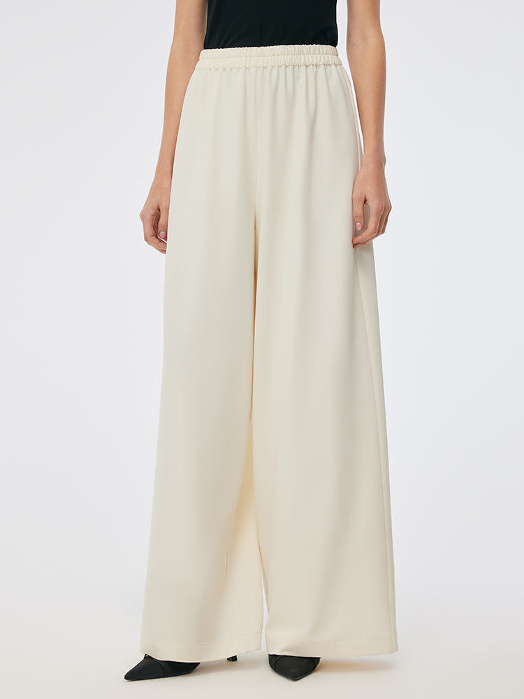 Stretch Elastic Waist Women Palazzo Pants GOELIA