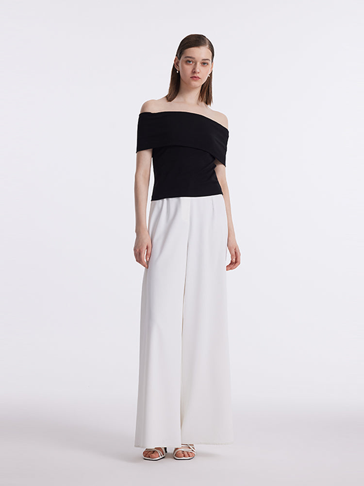 Slim Off Shoulder Women Top GOELIA