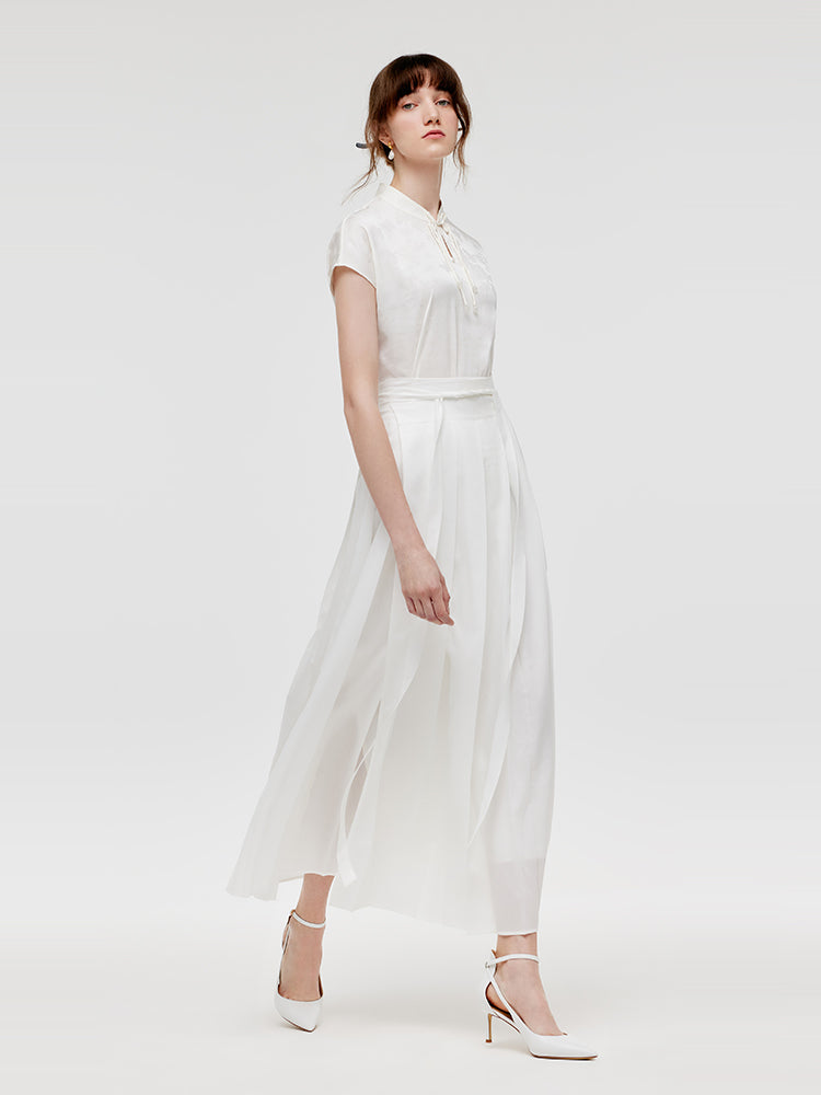 New Chinese-Style Qipao Maxi Dress With Mamianqun And Bottomed Skirt T ...