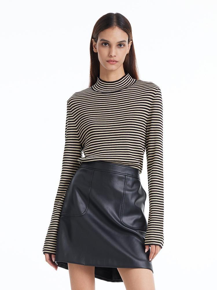 Woolen Zebra Stripe Sweater GOELIA