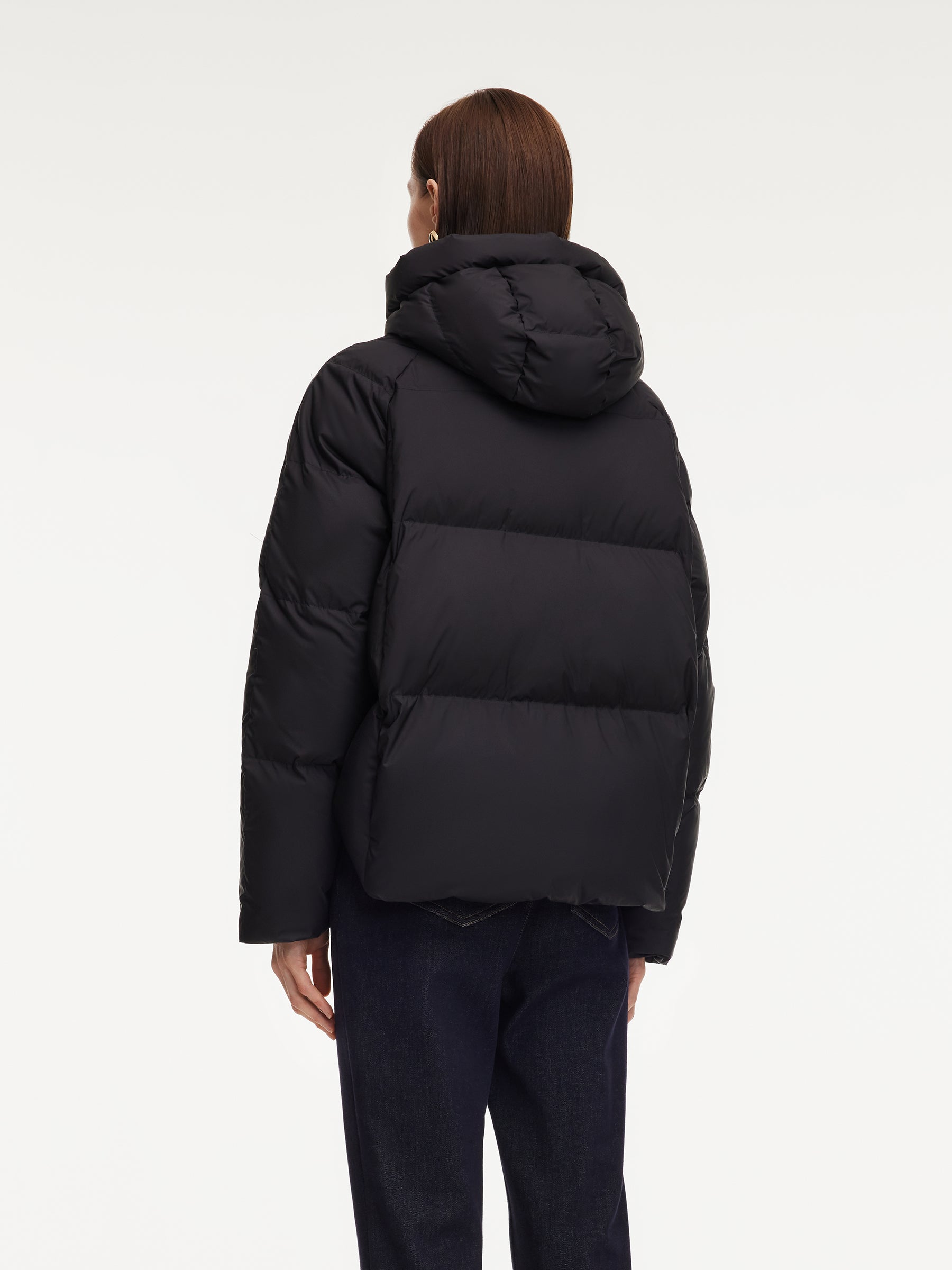 Hooded Zip-Up Goose Down Jacket GOELIA Hooded Zip-Up Goose Down Jacket GOELIA