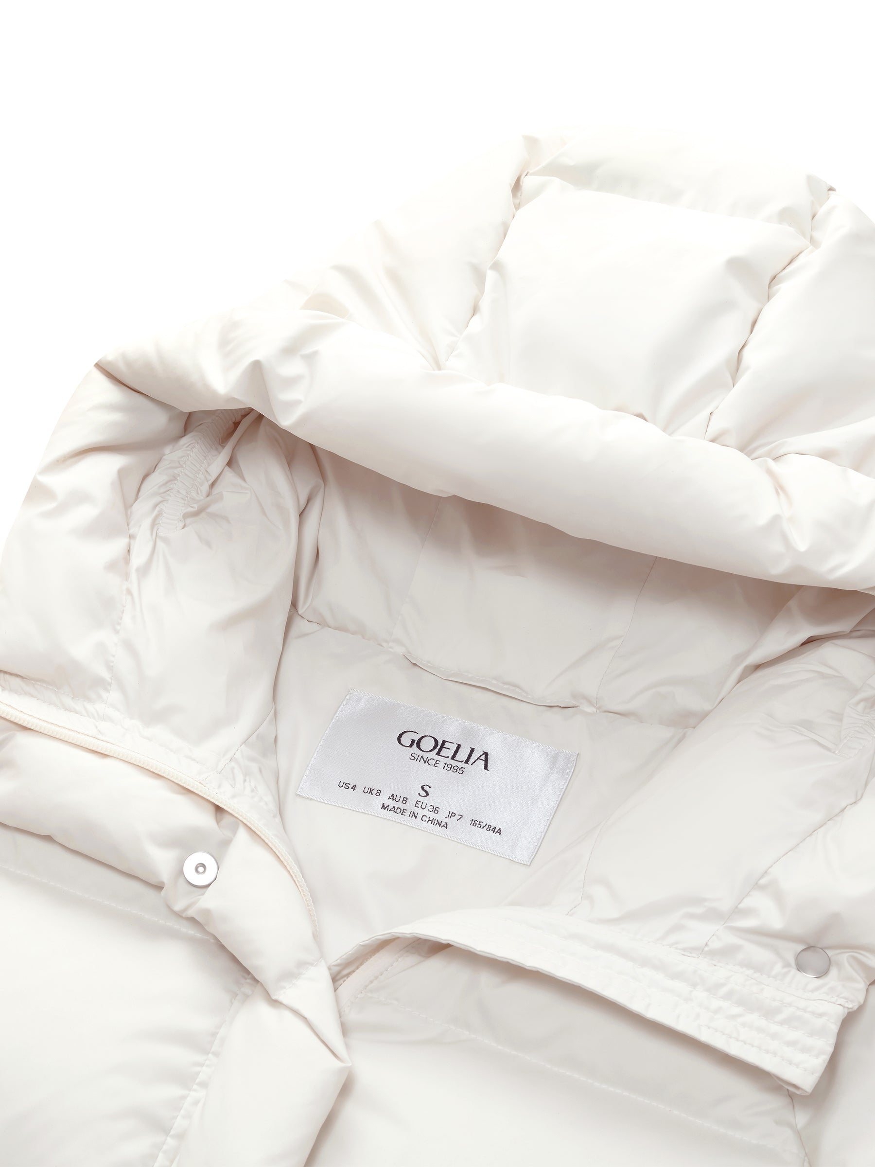 Hooded Zip-Up Goose Down Jacket GOELIA Hooded Zip-Up Goose Down Jacket GOELIA