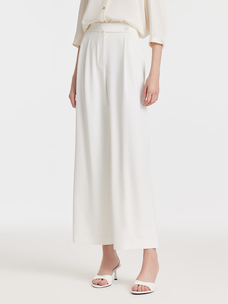 Ankle Length Women Wide Leg Pants GOELIA