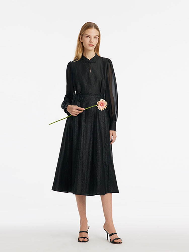 18 Momme Xiang Yun Silk Women Skirt GOELIA