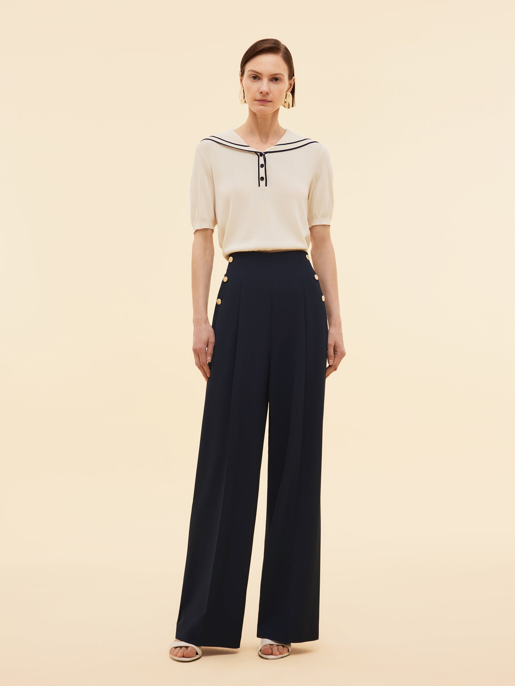 Four-Way Stretch Women High Waisted Pants GOELIA