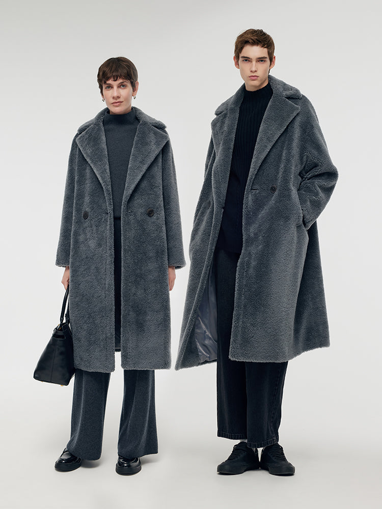 Wool Unisex Teddy Overcoat GOELIA