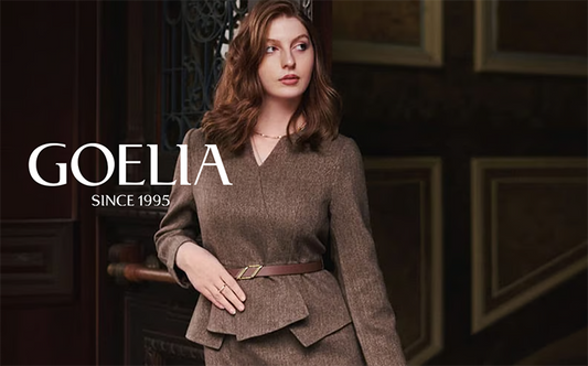 a lady wears a brown wrap top 
