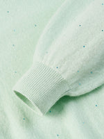 [Preview] 100% Cashmere Beaded Sequins Women Sweater GOELIA