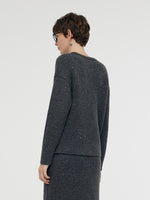 Mohair Wool Blend Sequins Women Sweater GOELIA