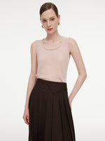 Wool Blend Cardigan And Tank Top Two-Piece Set GOELIA
