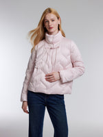 [Preview] Mandarin Collar Women Cropped Goose Down Jacket GOELIA