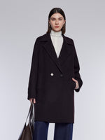 [Preview] Cashmere Wool Blend Double-Faced Women Coat GOELIA