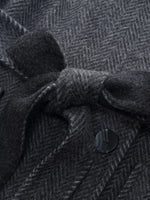 Cashmere Wool Blend Double-Faced Women Self-Tie Belt Overcoat GOELIA