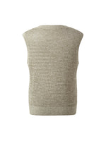 Linen Sequins Openwork Women Knit Tank Top GOELIA