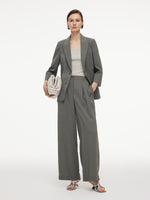 [Preview] Triacetate Blend Women Straight Leg Pants GOELIA