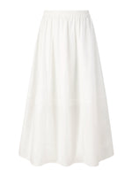 Cotton Blend Elastic Waist Women Skirt GOELIA