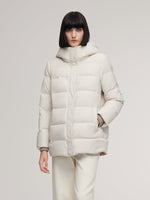 H-Line Windproof Hooded Goose Down Coat GOELIA