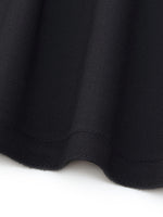 Merino Wool Asymmetric Drape Women Pinafore Maxi Dress GOELIA