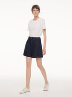 Stretchy Denim Adjustable Waist Women Shorts GOELIA