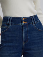 [Preview] Denim Fleece Lined Women Flared Jeans GOELIA