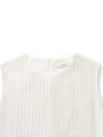 Tencel Blend Pleated Tank Top And Skirt Two-Piece Set GOELIA