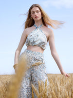 90 Square Printed 14 Momme Mulberry Silk Scarf GOELIA