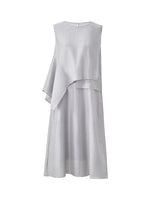 Tencel Acetate Linen Blend Tank Top And Skirt Two-Piece Set GOELIA