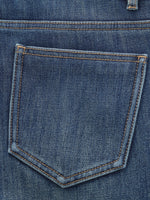 [Preview] Denim Fleece-Lined Women High-Waisted Flared Jeans GOELIA