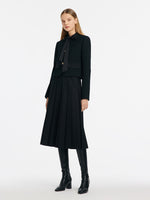 Crop Jacket With Flaps And Half Skirt Two-Piece Suit GOELIA