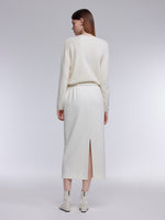 [Preview] Stretch Column Women TR Knit Skirt With Belt GOELIA
