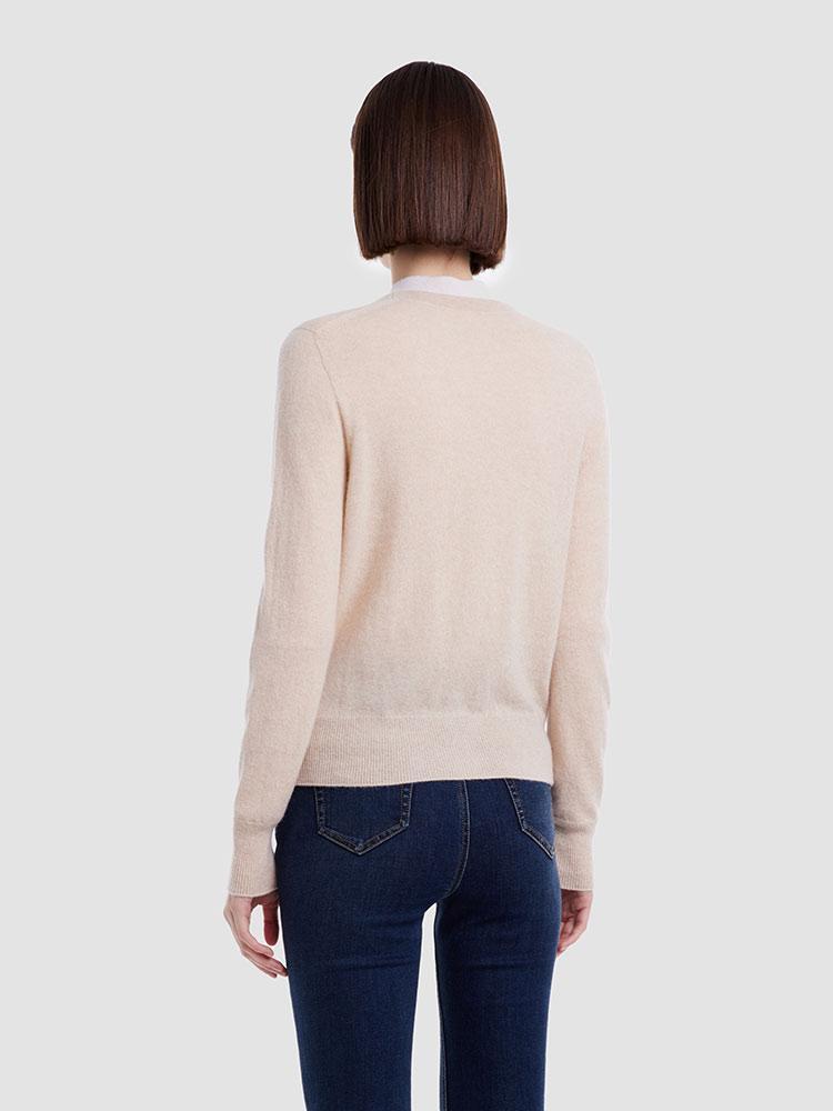 Solid Seamless Cashmere Cardigan GOELIA