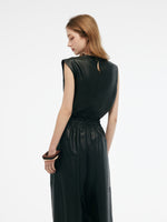 16MM Xiang Yun Silk Women Asymmetric Tank Top GOELIA