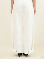 Denim Adjustable Waist Women Relaxed Straight Jeans GOELIA