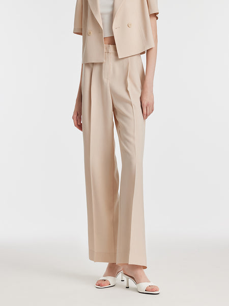 Acetate Full Length Straight Women Pants – GOELIA