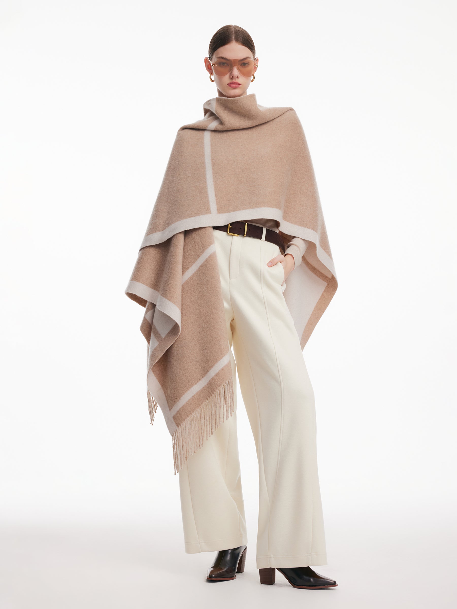 [Preview] Knitted Stretch Curved Leg Women Pants GOELIA