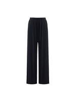 Acetate Crop T-shirt And Straight Pants Two-Piece Set GOELIA