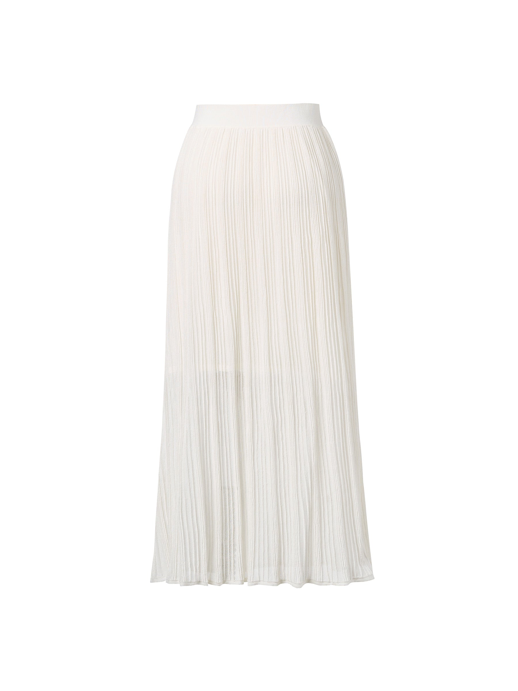 [Preview] Elastic Waist A-Line Women Knit Skirt GOELIA