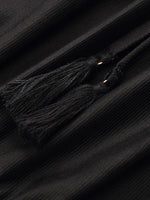 Tencel Ruffle Tiered Women Maxi Dress GOELIA