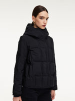 Cocoon Waterproof And Windproof Hooded Goose Down Jacket GOELIA