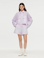 GOELIA X CHRISTINE PHUNG Crop Jacket And Shorts Two-Piece Set GOELIA