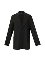 Machine Washable Wool Blend Loose Fit X-Line Unisex Blazer GOELIA