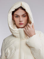 [Preview] Hooded Goose Down Cropped Jacket GOELIA