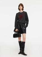 Bowknot Round Neck Women Sweater GOELIA