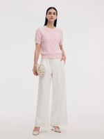 Frayed Edge Women Knit Top GOELIA