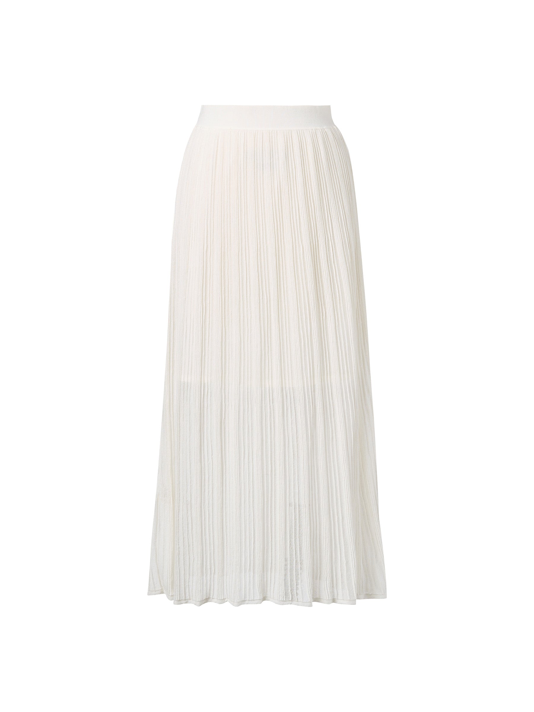[Preview] Elastic Waist A-Line Women Knit Skirt GOELIA